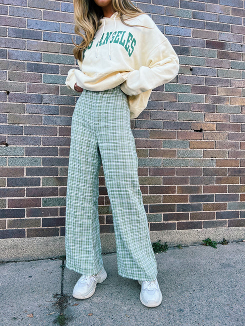 On The Groove Plaid Trouser *RESTOCKED*